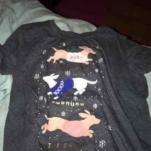 A cute Christmas shirt.